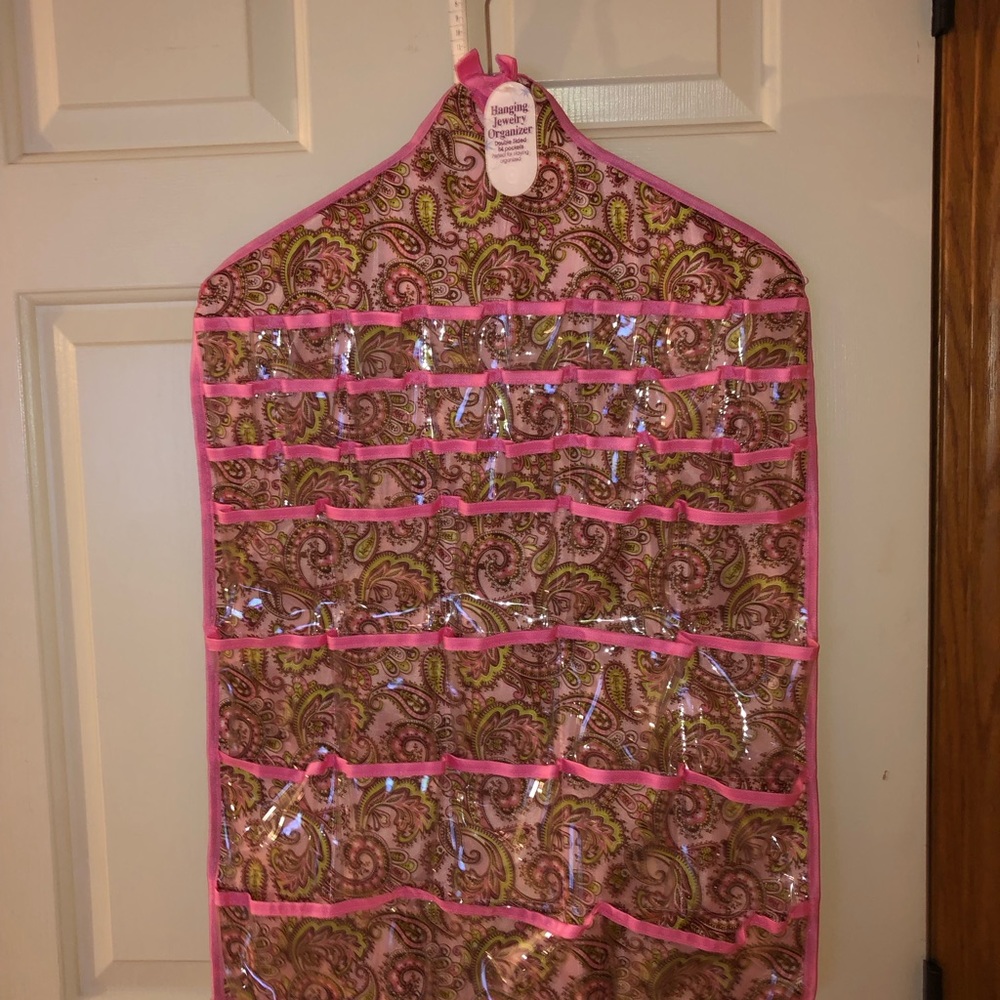 Hanging jewelry organizer NWT perfect for staying organized double-sided - Picture 6 of 13
